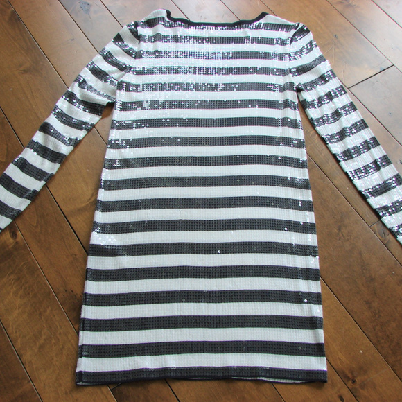 MICHAEL Michael Kors Black & White Sequin Dress - Picture 6 of 8